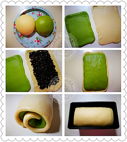 #趣味美食家#【日式抹茶红豆吐司】 #趣味美食家#【日式抹茶红豆吐司】