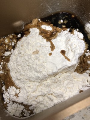 红糖大枣核桃吐司的做法 步骤1