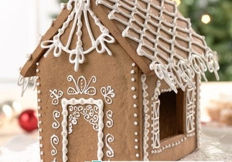 怎样用蛋白糖霜装饰姜饼屋