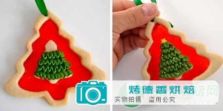 如何制作圣诞彩色玻璃曲奇