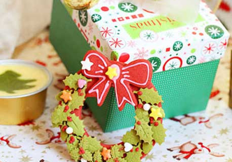 创意十足的圣诞花环饼干