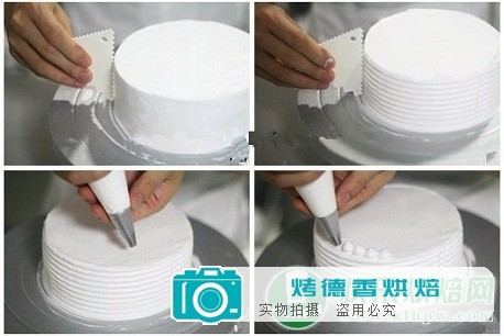 如何用奶油水果装饰蛋糕