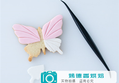 如何制作蜻蜓蝴蝶翻糖装饰曲奇饼干