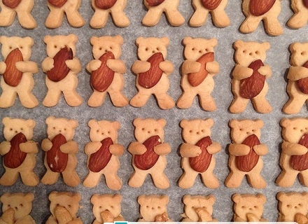 教你制作萌到心都化了的熊仔饼