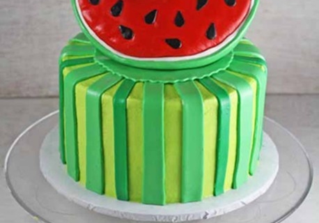 如何制作西瓜翻糖蛋糕