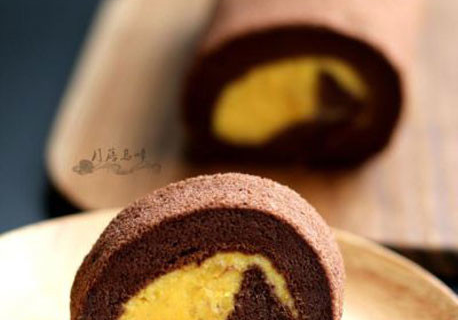 超级好吃的完美可可蛋糕卷