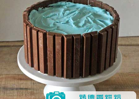 奇巧鱼池蛋糕的制作方法