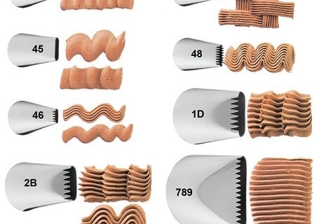 各种类型裱花嘴用法介绍及举例