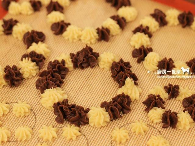 ♪圣诞花圈♪|双色奶酥饼干【烘焙食谱】