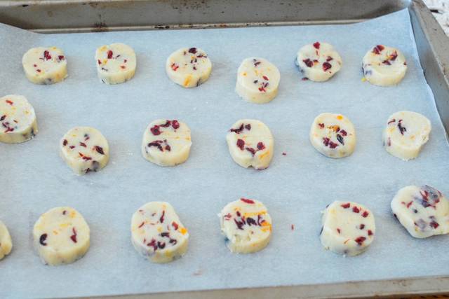 烘焙食谱：手工蔓越莓橘子奶油饼干