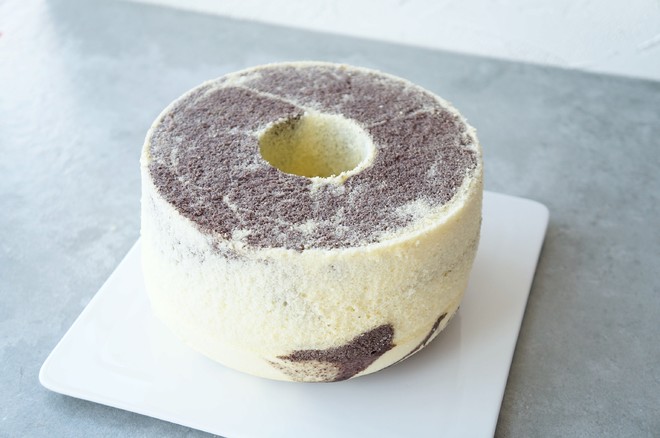 黑米粉大理石蒸蛋糕（超详尽）