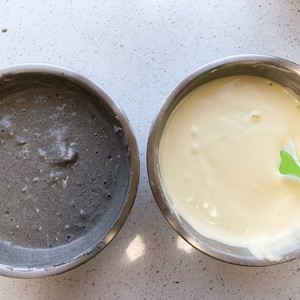 黑米粉大理石蒸蛋糕（超详尽）