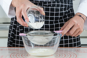 数字蛋糕（戚风版）制作方法