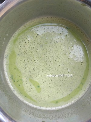 菠菜毛巾卷一春之网红制作方法