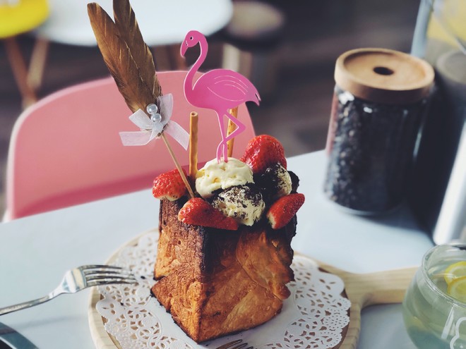 冰激凌蜂蜜厚多士?