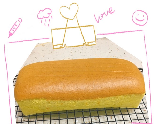 椰丝戚风（水浴法）蛋糕烘焙食谱