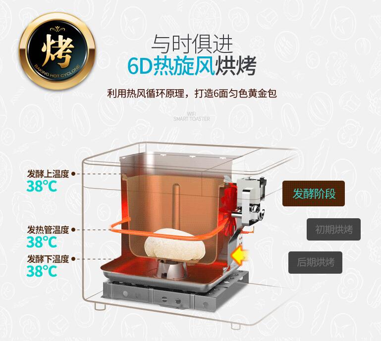 Donlim/东菱DL-4706W云食谱WIFI智能面包机能有什么特点?
