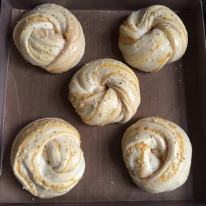 香浓奶黄卷烘焙食谱