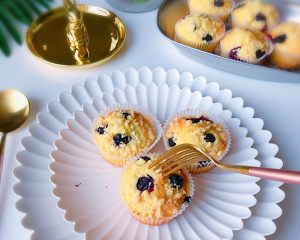 蓝莓马芬蛋糕 制作方法