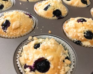 蓝莓马芬蛋糕 制作方法