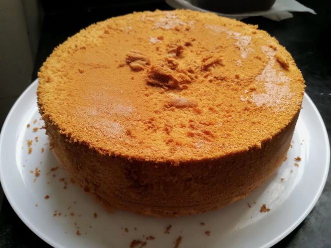 八寸戚风蛋糕 制作方法