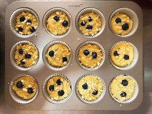 蓝莓马芬蛋糕 制作方法