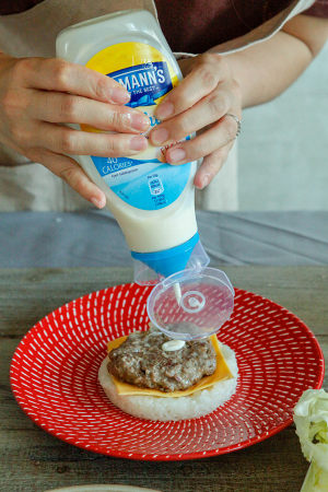 牛肉米汉堡 制作食谱