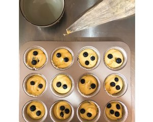 蓝莓马芬蛋糕 制作方法