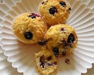 蓝莓马芬蛋糕 制作方法