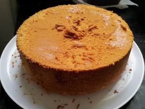 八寸戚风蛋糕 制作方法