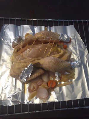 秘制脆皮烤鸡 制作方法