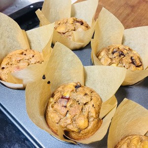 无油无糖摩卡香蕉马芬  制作方法