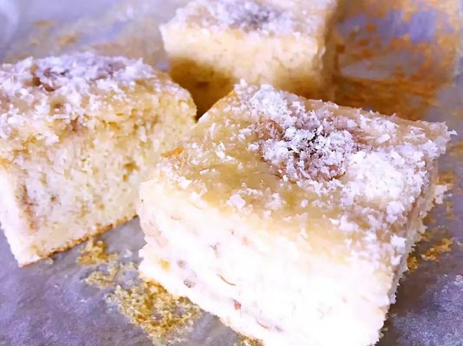 香蕉椰蓉蛋糕 制作方法