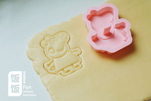 小猪佩奇饼干 制作方法