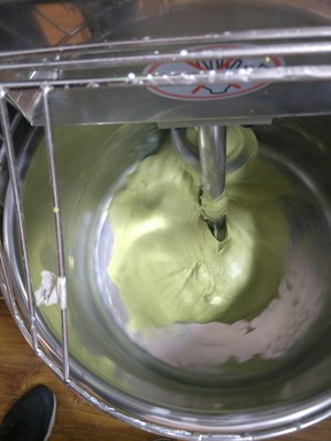 抹茶蜜豆蔓越莓面包  制作方法