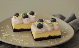 蓝莓柠檬芝士蛋糕 制作方法