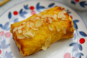 岩烤奶酪紫薯卷 制作方法