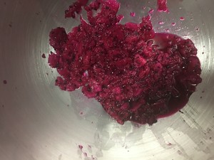 火龙果酸奶面包 制作方法