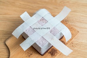 棋格紫米慕斯 制作方法