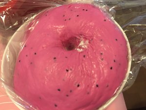 火龙果酸奶面包 制作方法