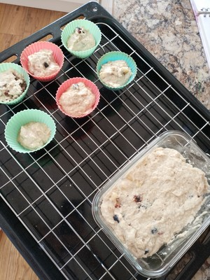 香蕉蓝莓爆浆蛋糕 制作方法