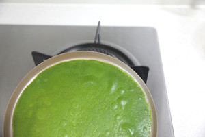 抹茶红豆毛巾卷  制作方法