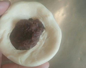 红豆餐包 制作方法
