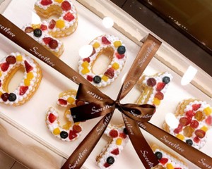 数字水果蛋糕 制作方法