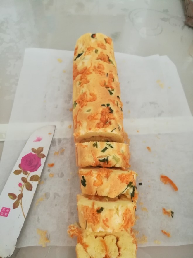 肉松蛋糕卷 制作方法