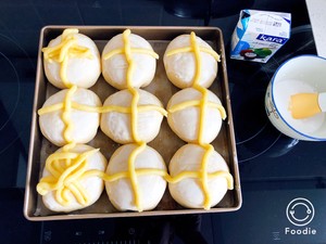 椰浆卡仕达馅小面包  制作方法