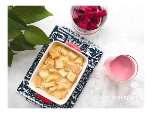 奶香吐司布丁 制作方法