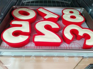 数字水果蛋糕 制作方法