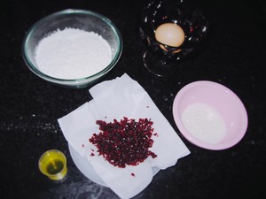 没有模具的蔓越莓饼干 制作方法