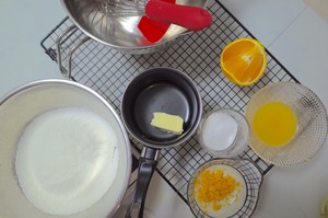 香橙海绵蛋糕  制作方法